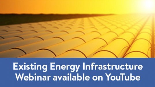 Webinar on Existing Energy Infrastructure hosted by the World Energy Council